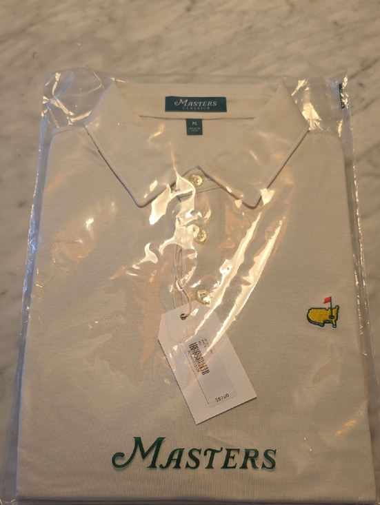 Masters Other - Masters White Polo with Embroidered Logo - NWT
